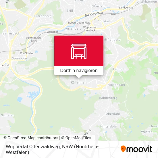 Wuppertal Odenwaldweg Karte