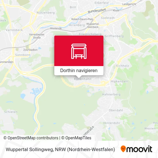 Wuppertal Sollingweg Karte