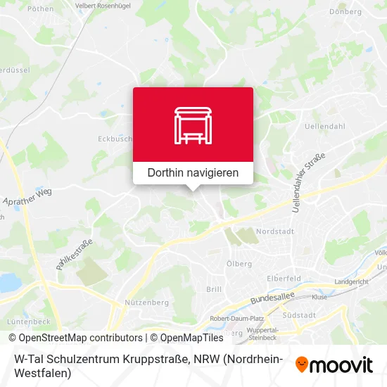 W-Tal Schulzentrum Kruppstraße Karte