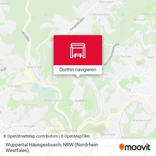 Wuppertal Häusgesbusch Karte