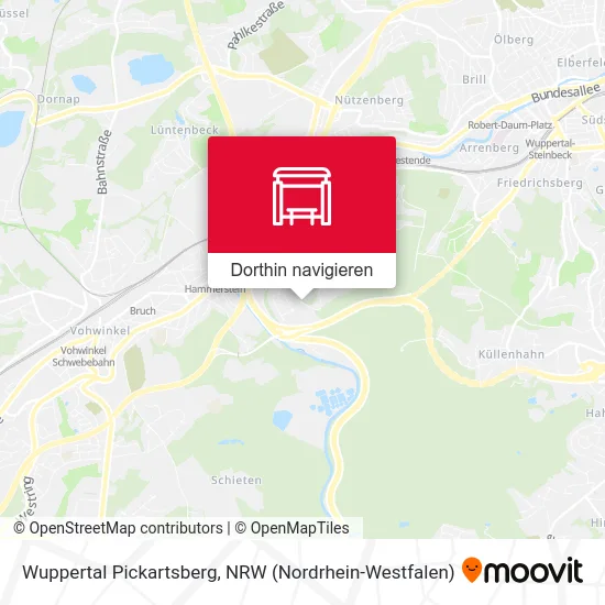 Wuppertal Pickartsberg Karte