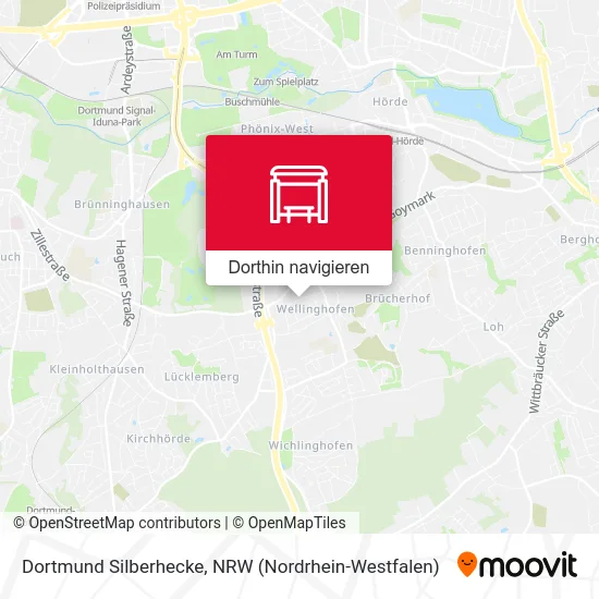 Dortmund Silberhecke Karte