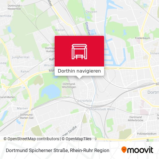 Dortmund Spicherner Straße Karte
