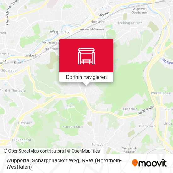 Wuppertal Scharpenacker Weg Karte