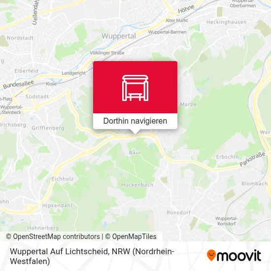 Wuppertal Auf Lichtscheid Karte