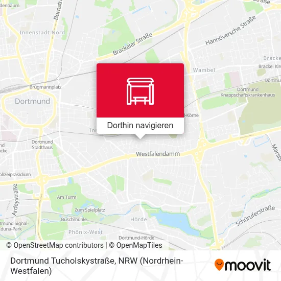 Dortmund Tucholskystraße Karte