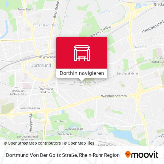 Dortmund Von Der Goltz Straße Karte