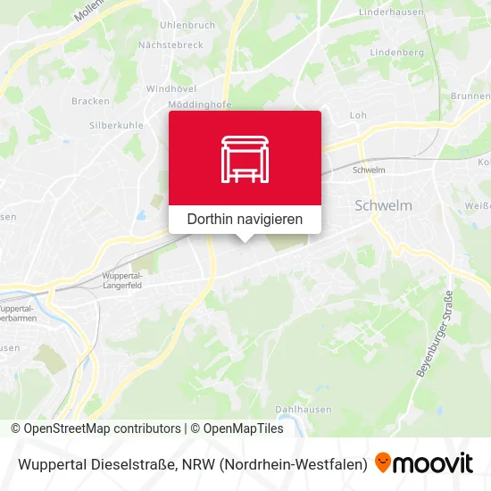Wuppertal Dieselstraße Karte