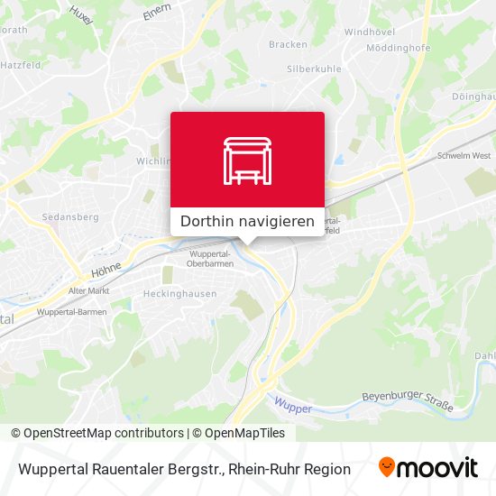 Wuppertal Rauentaler Bergstr. Karte