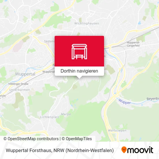 Wuppertal Forsthaus Karte