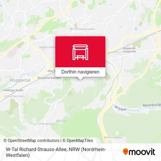 W-Tal Richard-Strauss-Allee Karte