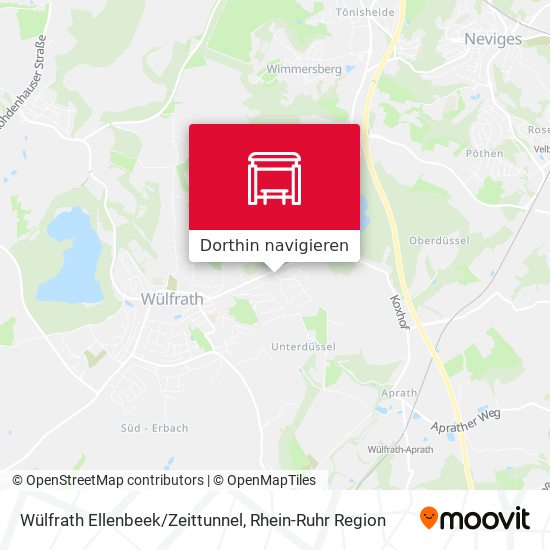 Wülfrath Ellenbeek/Zeittunnel Karte