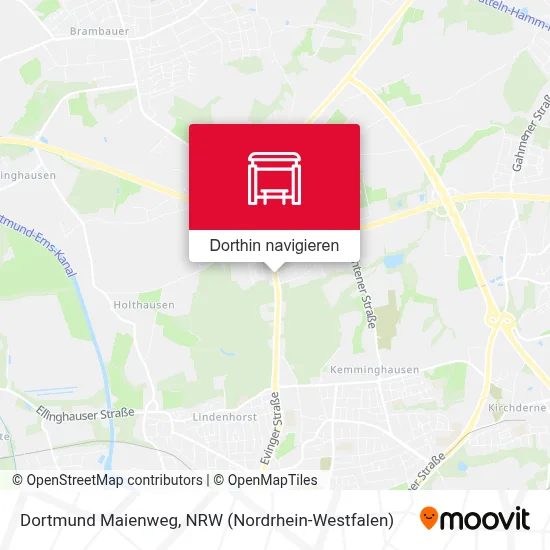 Dortmund Maienweg Karte