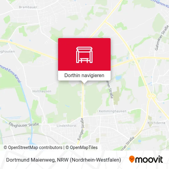 Dortmund Maienweg Karte