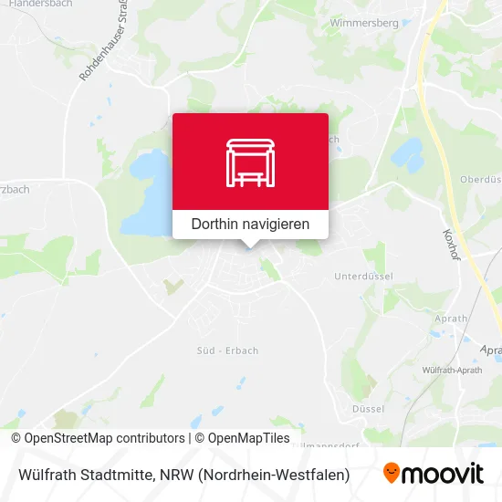 Wülfrath Stadtmitte Karte