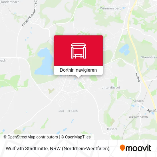 Wülfrath Stadtmitte Karte