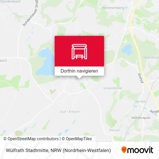 Wülfrath Stadtmitte Karte