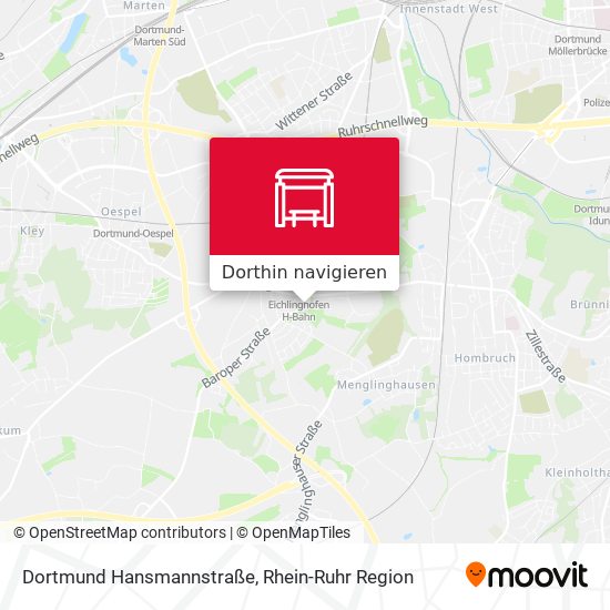 Dortmund Hansmannstraße Karte