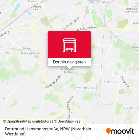 Dortmund Hansmannstraße Karte
