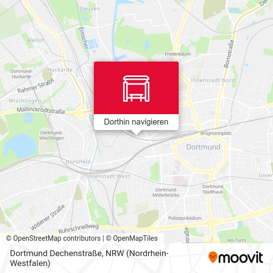 Dortmund Dechenstraße Karte