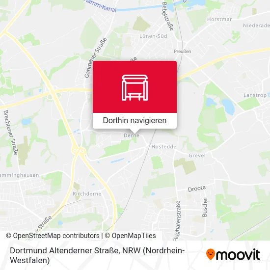 Dortmund Altenderner Straße Karte