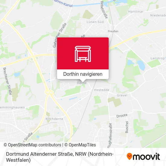 Dortmund Altenderner Straße Karte