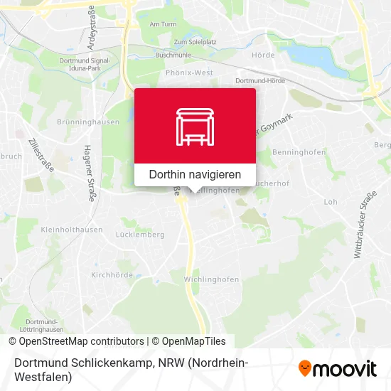 Dortmund Schlickenkamp Karte