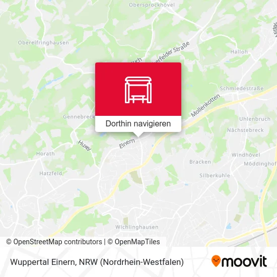 Wuppertal Einern Karte