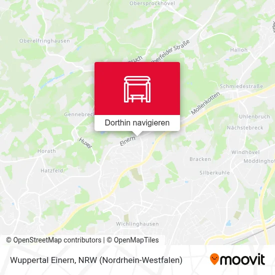 Wuppertal Einern Karte