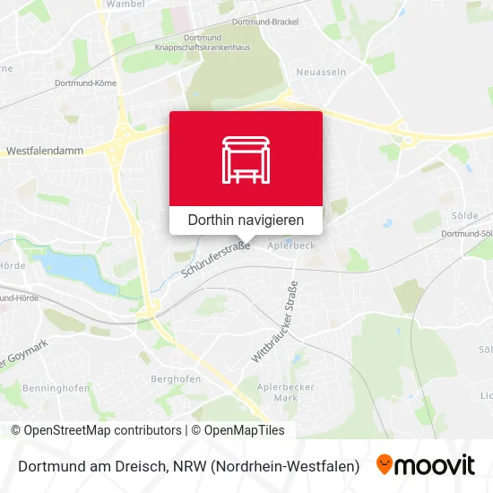 Dortmund am Dreisch Karte