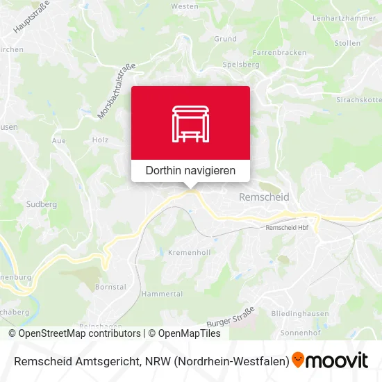 Remscheid Amtsgericht Karte