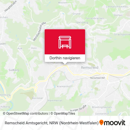 Remscheid Amtsgericht Karte