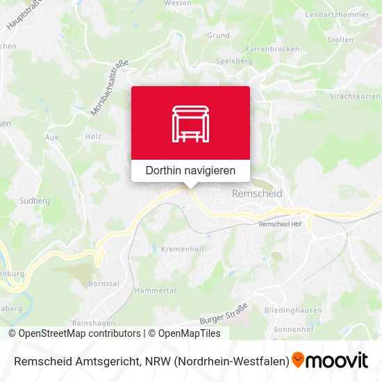 Remscheid Amtsgericht Karte