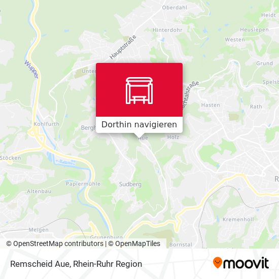 Remscheid Aue Karte