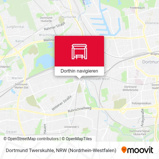 Dortmund Twerskuhle Karte