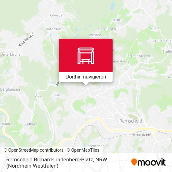 Remscheid Richard-Lindenberg-Platz Karte