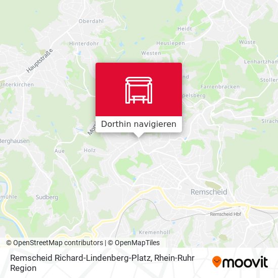 Remscheid Richard-Lindenberg-Platz Karte