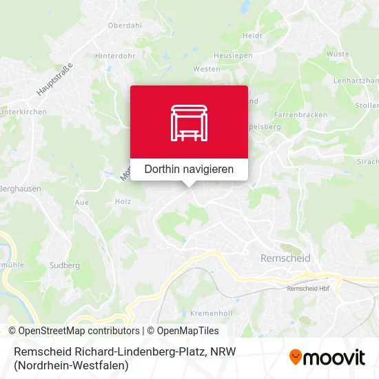 Remscheid Richard-Lindenberg-Platz Karte