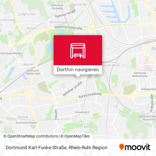Dortmund Karl-Funke-Straße Karte