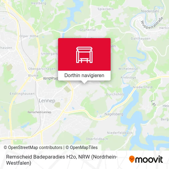 Remscheid Badeparadies H2o Karte