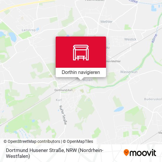 Dortmund Husener Straße Karte