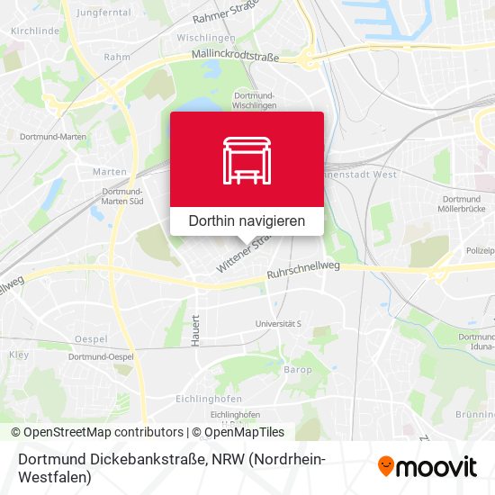 Dortmund Dickebankstraße Karte
