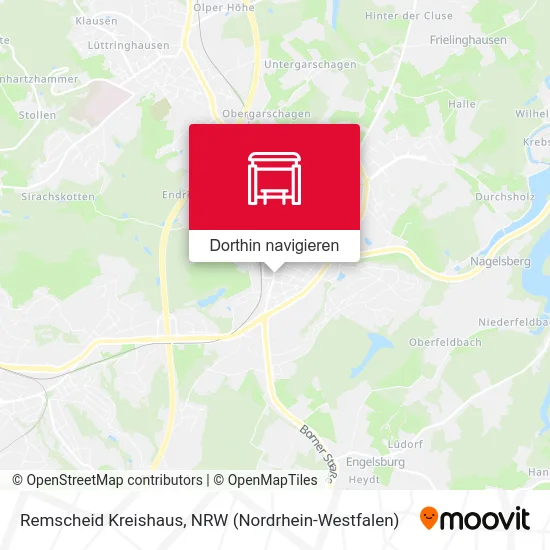 Remscheid Kreishaus Karte