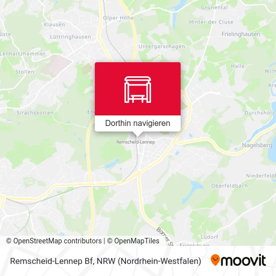 Remscheid-Lennep Bf Karte