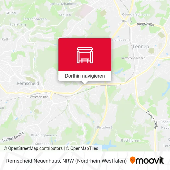 Remscheid Neuenhaus Karte