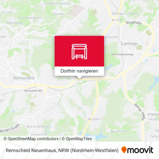 Remscheid Neuenhaus Karte