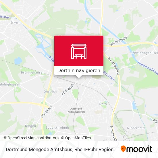 Dortmund Mengede Amtshaus Karte