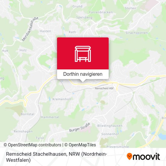 Remscheid Stachelhausen Karte