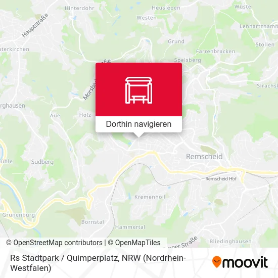 Rs Stadtpark / Quimperplatz Karte