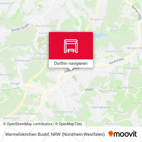 Wermelskirchen Busbf Karte